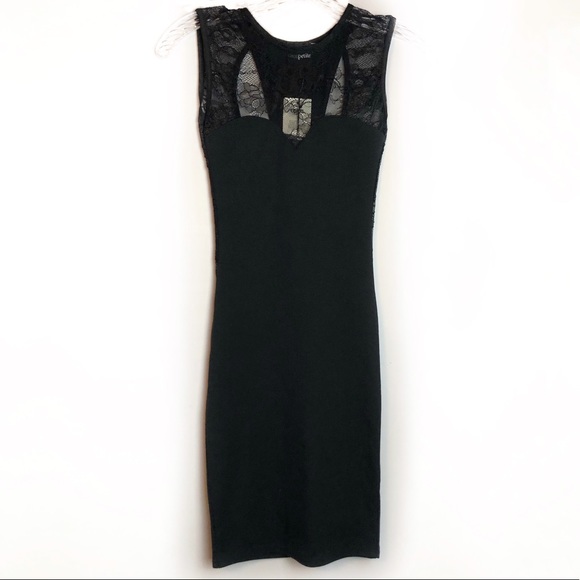 ASOS Petite Dresses & Skirts - ✂️ASOS Racerback lace detail bodycon LBD